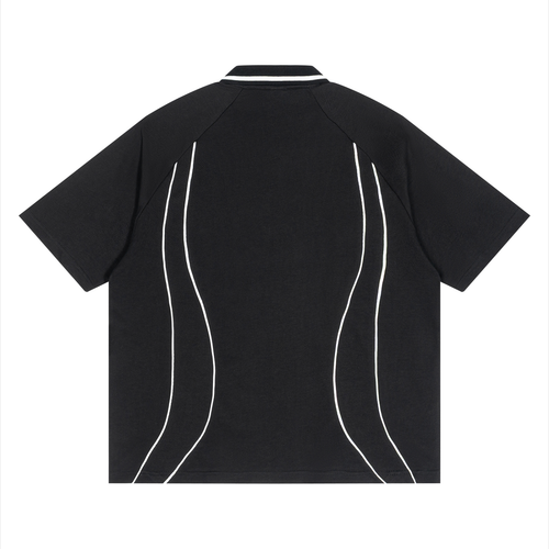 Contrast Piping Polo Shirt