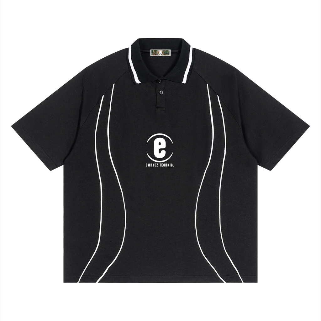 Contrast Piping Polo Shirt