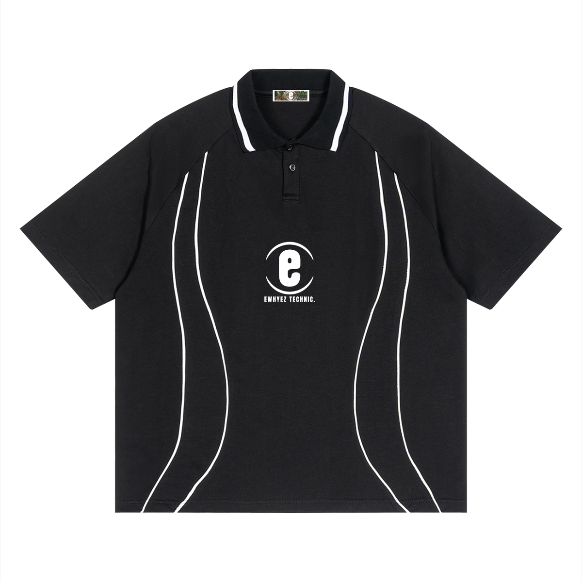 Contrast Piping Polo Shirt